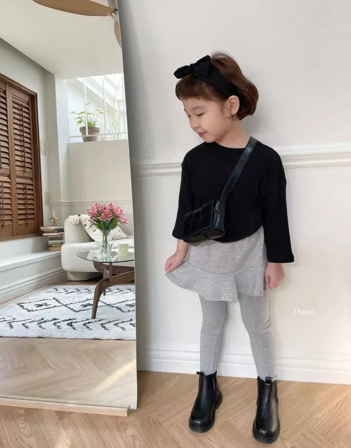 Dsaint - Korean Children Fashion - #childofig - Salrang Skirt Leggings - 10