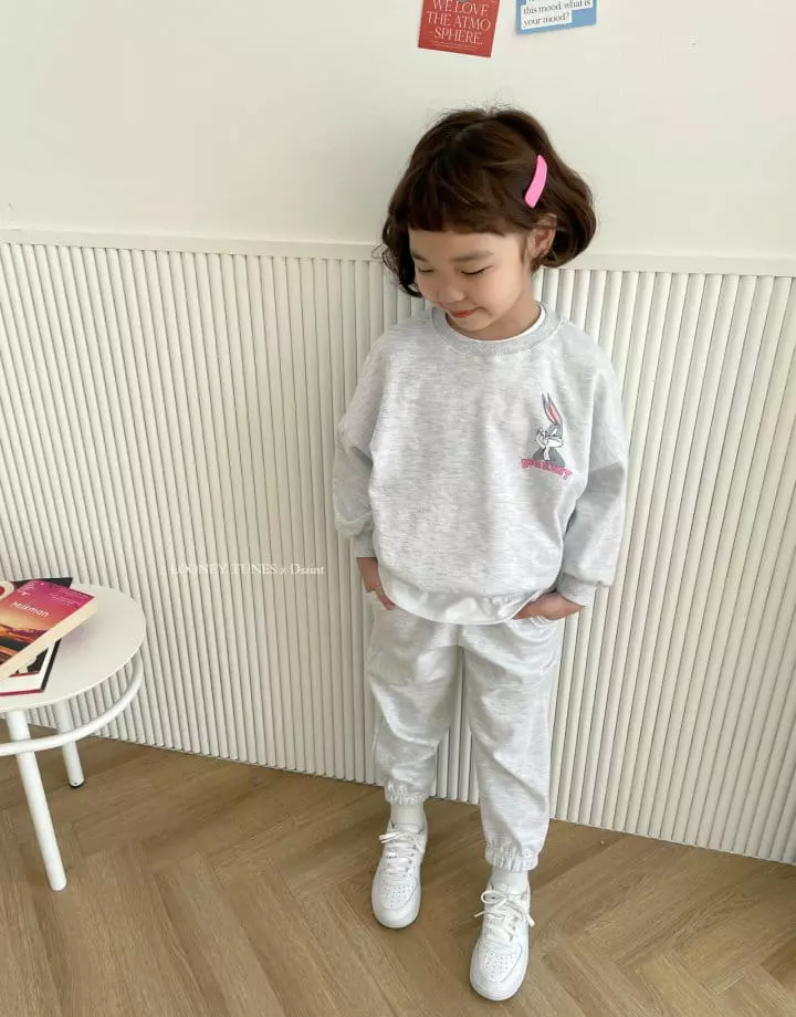 Dsaint - Korean Children Fashion - #childofig - Box Burnie Jogger Top Bottom Set - 6
