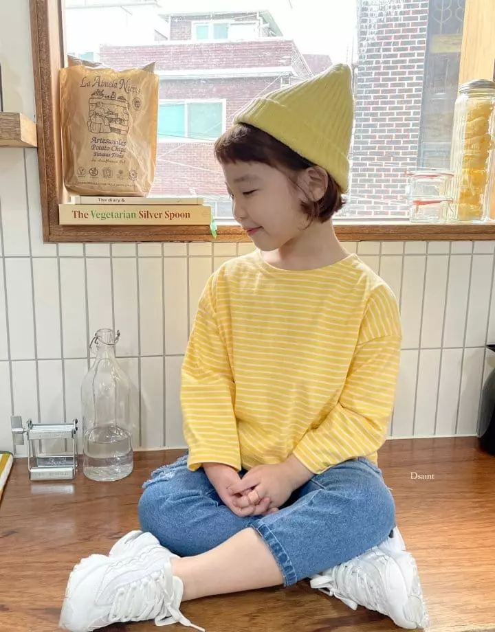 Dsaint - Korean Children Fashion - #childofig - Different Stripes Tee - 8