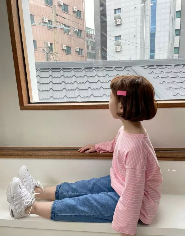 Dsaint - Korean Children Fashion - #childofig - Different Stripes Tee - 9