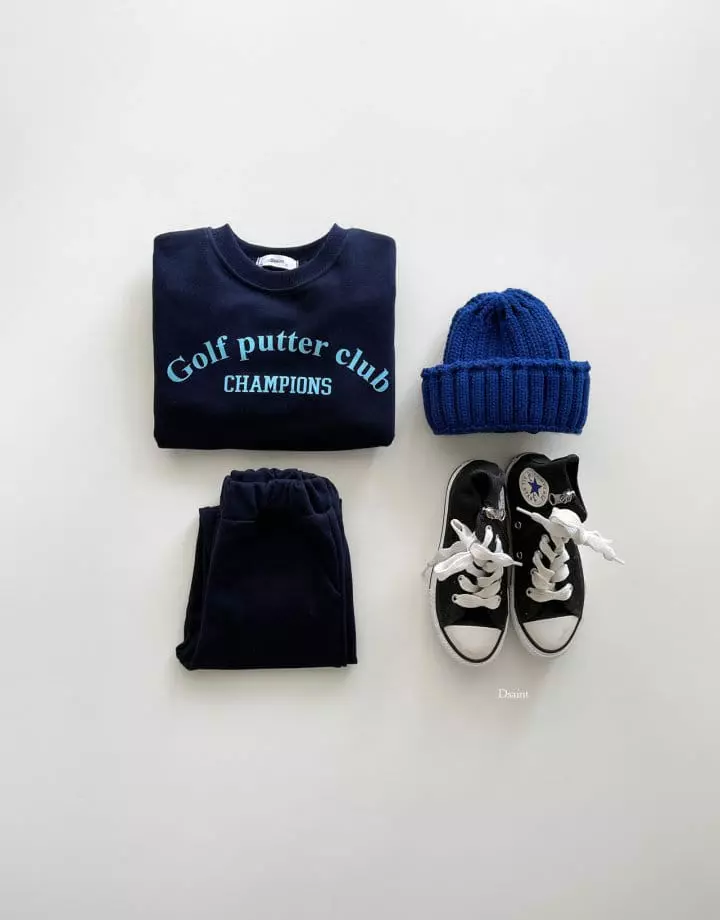 Dsaint - Korean Children Fashion - #childofig - Golf Club Top Bottom Set - 7