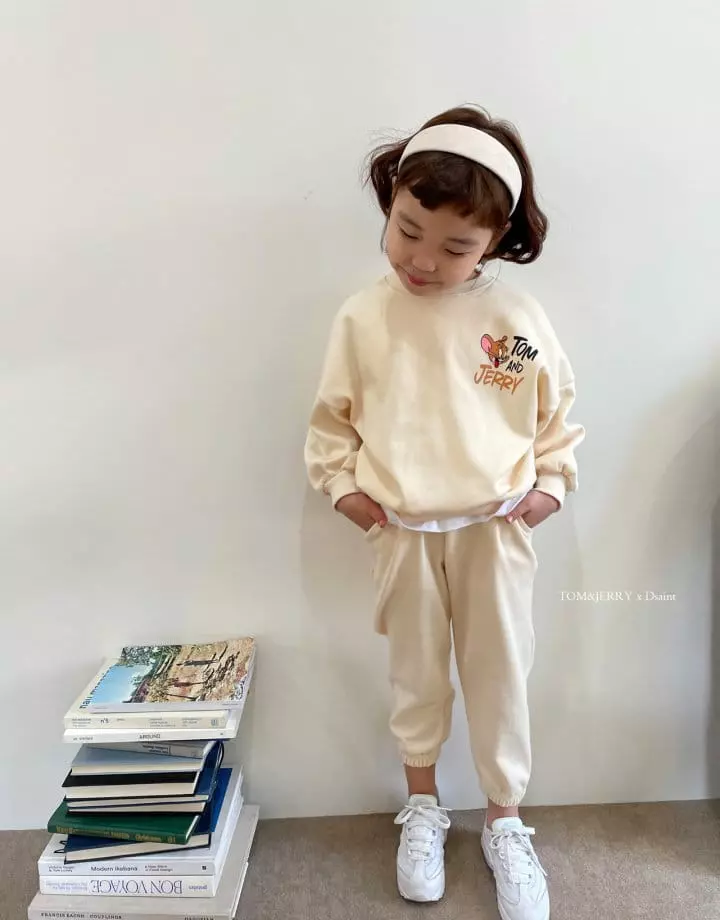 Dsaint - Korean Children Fashion - #childofig - Tom Jerry Top Bottom Set - 5