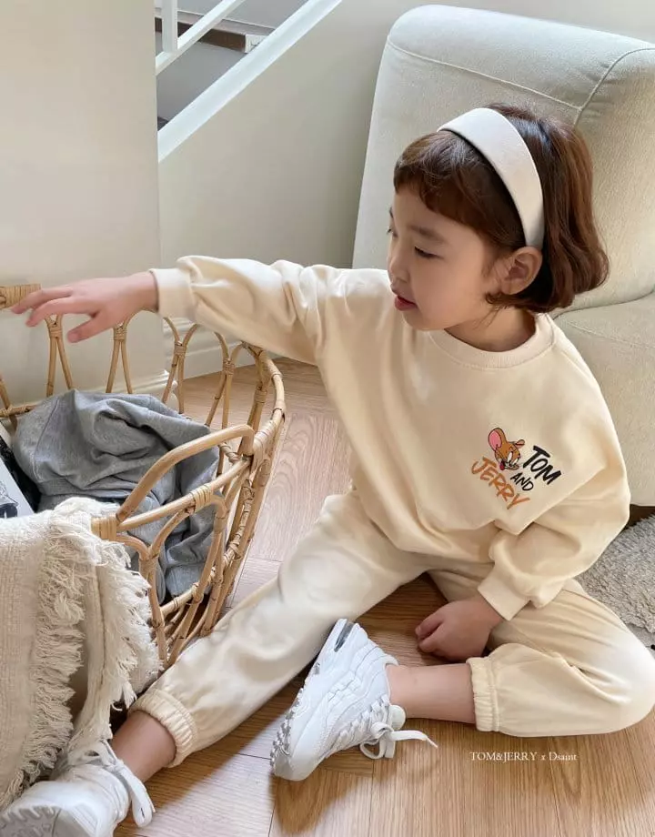Dsaint - Korean Children Fashion - #childofig - Tom Jerry Top Bottom Set - 6