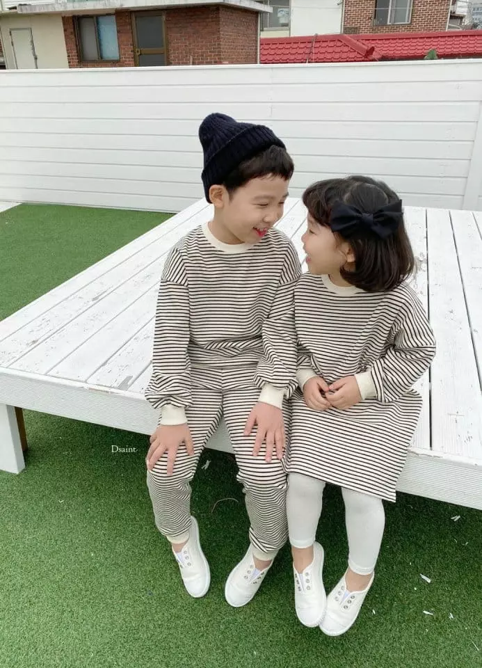 Dsaint - Korean Children Fashion - #childofig - Yam Yam Top Bottom One-piece Set - 4