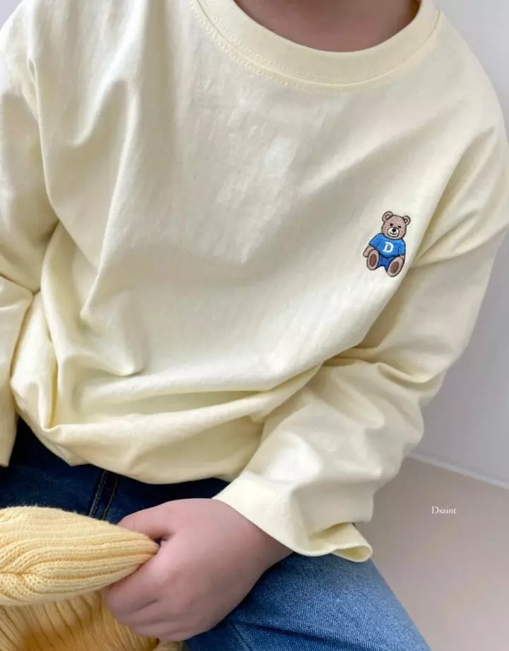 Dsaint - Korean Children Fashion - #childrensboutique - Sit Bear Tee - 3