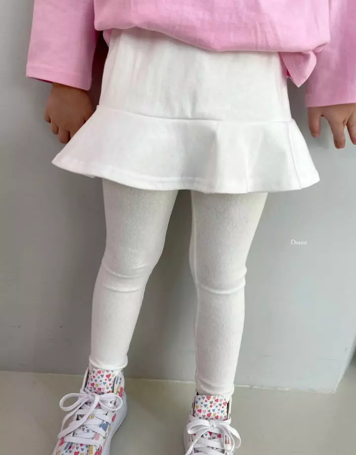 Dsaint - Korean Children Fashion - #childrensboutique - Salrang Skirt Leggings - 11