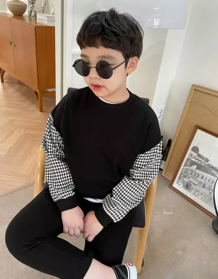 Dsaint - Korean Children Fashion - #childrensboutique - You And I Top Bottom Set - 11