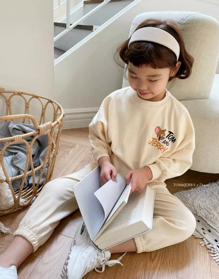 Dsaint - Korean Children Fashion - #childrensboutique - Tom Jerry Top Bottom Set - 7