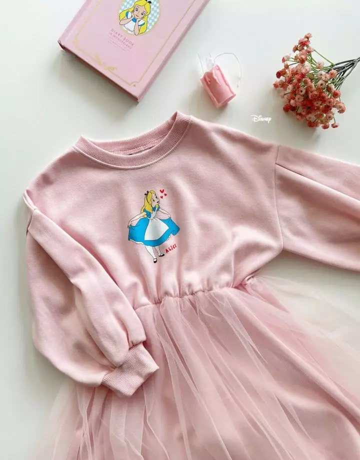 Dsaint - Korean Children Fashion - #designkidswear - Heart Alice Mesh One-piece - 6