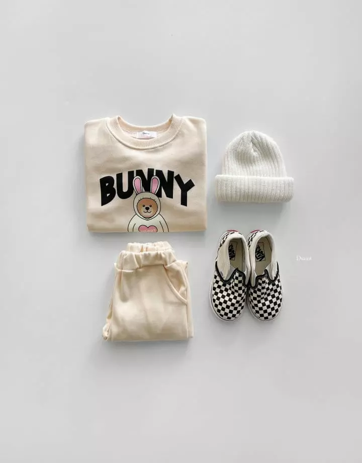 Dsaint - Korean Children Fashion - #designkidswear - Rabbit Bunny Top Bottom Set - 12