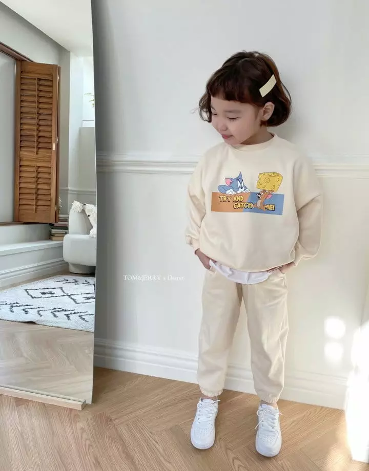 Dsaint - Korean Children Fashion - #designkidswear - Cheese Top Jerry Top Bottom Set - 9