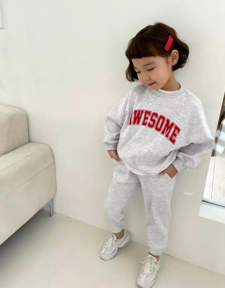 Dsaint - Korean Children Fashion - #designkidswear - Awesome Top Bottom Set - 6