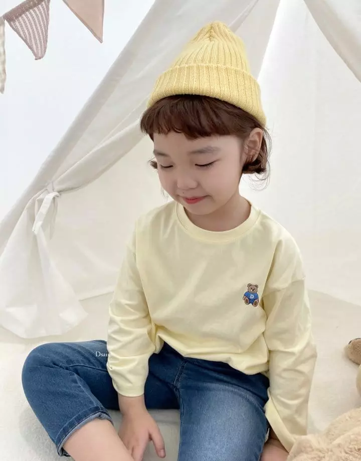 Dsaint - Korean Children Fashion - #childrensboutique - Sit Bear Tee - 4