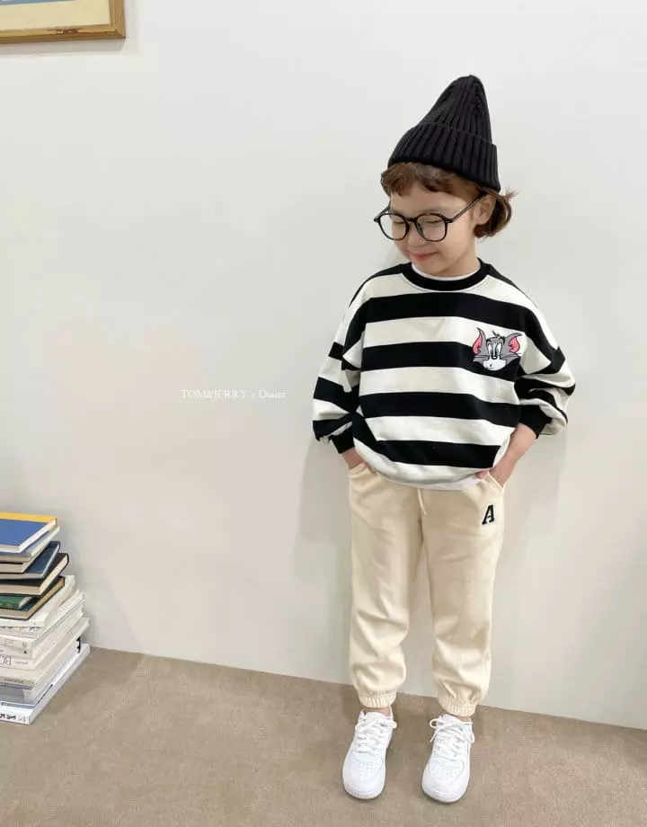 Dsaint - Korean Children Fashion - #designkidswear - Amazing Stripes Sweatshirt - 3
