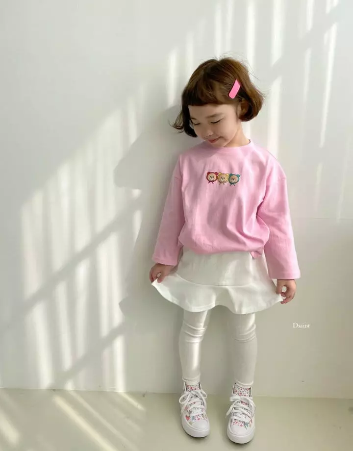 Dsaint - Korean Children Fashion - #designkidswear - Salrang Skirt Leggings - 12