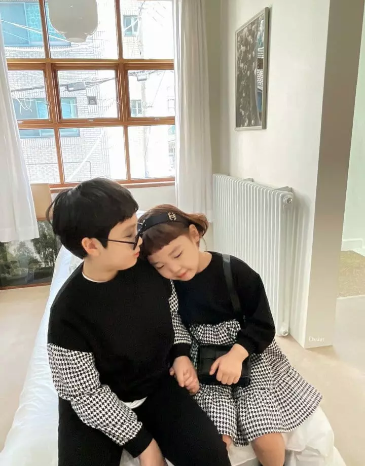 Dsaint - Korean Children Fashion - #designkidswear - You And I Top Bottom Set - 12