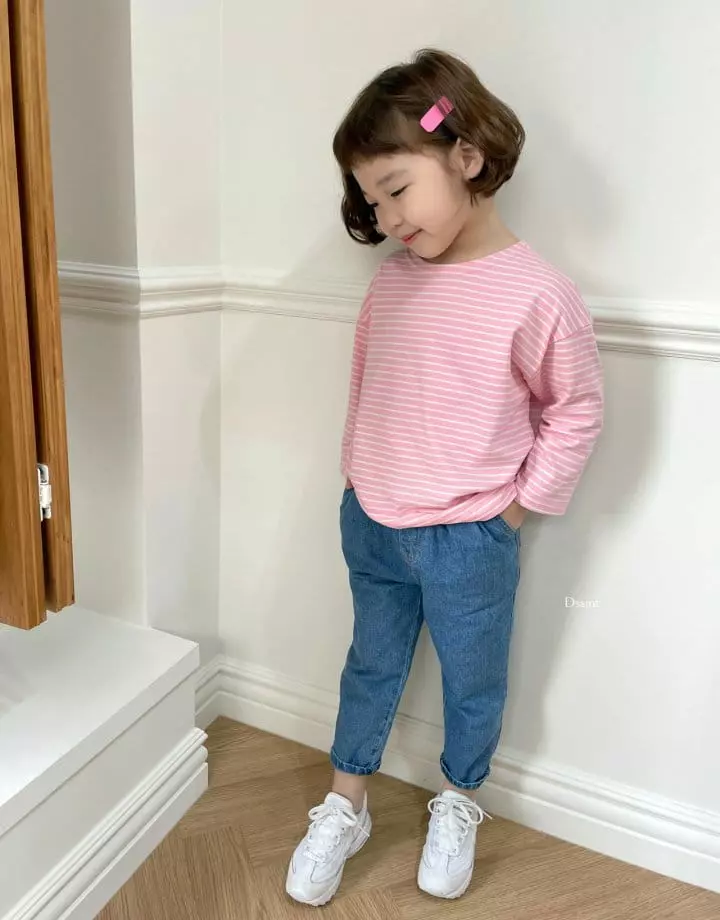 Dsaint - Korean Children Fashion - #designkidswear - Different Stripes Tee - 11