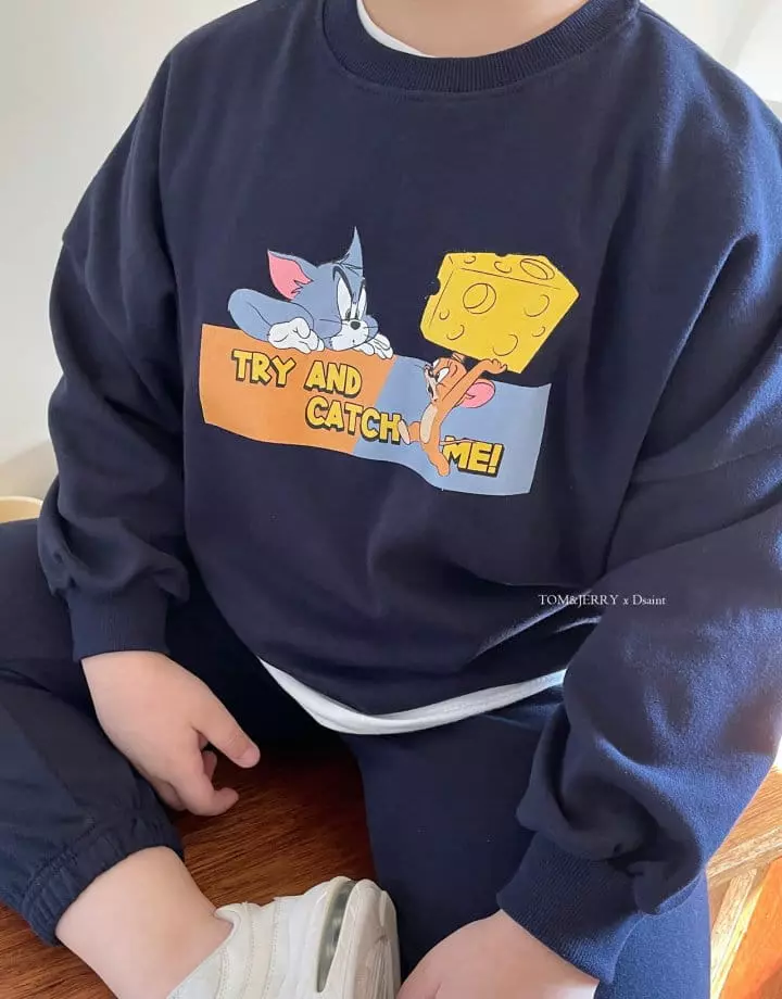 Dsaint - Korean Children Fashion - #discoveringself - Cheese Top Jerry Top Bottom Set - 10