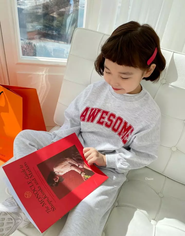 Dsaint - Korean Children Fashion - #discoveringself - Awesome Top Bottom Set - 7