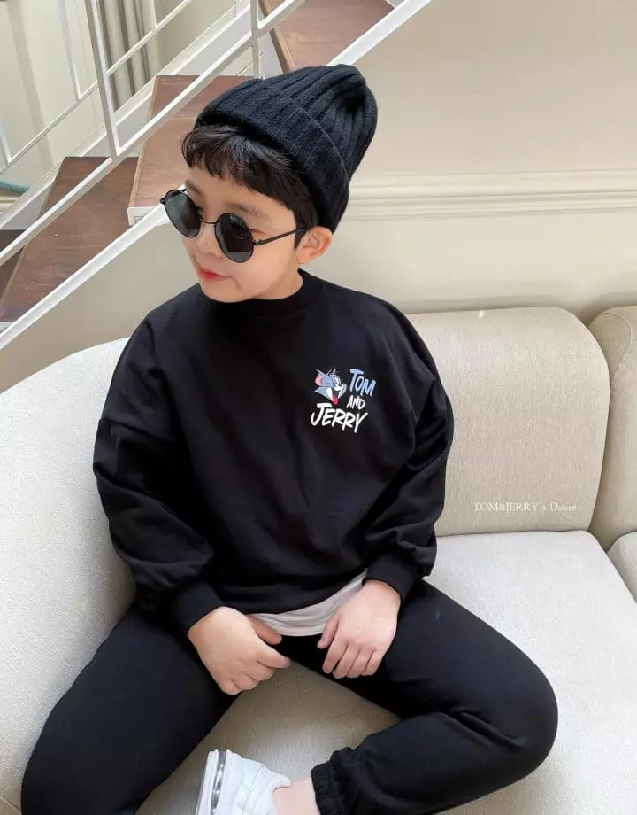 Dsaint - Korean Children Fashion - #discoveringself - Tom Jerry Top Bottom Set - 9