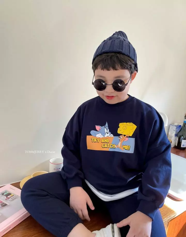 Dsaint - Korean Children Fashion - #fashionkids - Cheese Top Jerry Top Bottom Set - 11