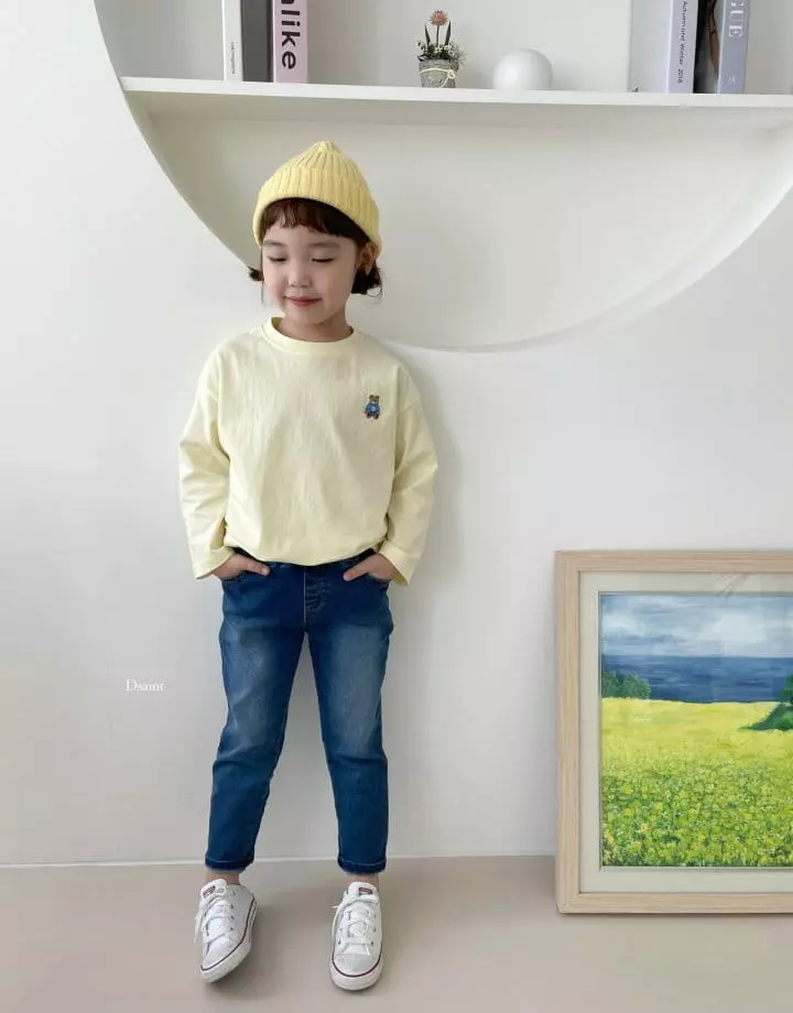 Dsaint - Korean Children Fashion - #fashionkids - Sit Bear Tee - 6