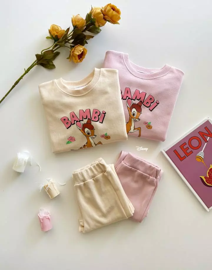 Dsaint - Korean Children Fashion - #fashionkids - Bambi Bootscut Top Bottom Set - 11
