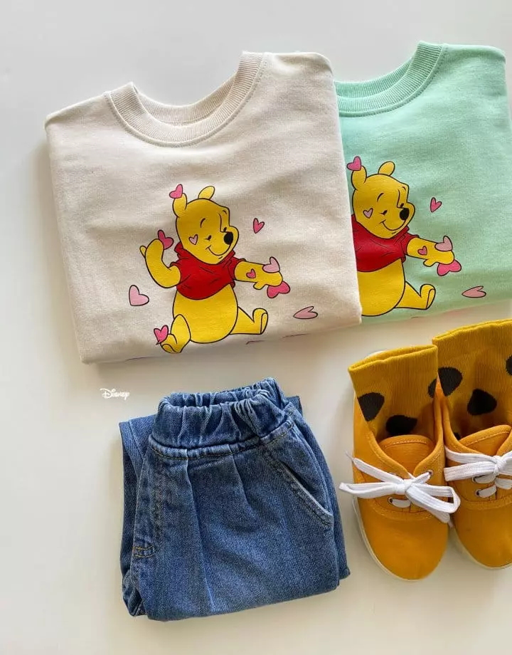 Dsaint - Korean Children Fashion - #kidsshorts - Heart Sweatshirt - 10
