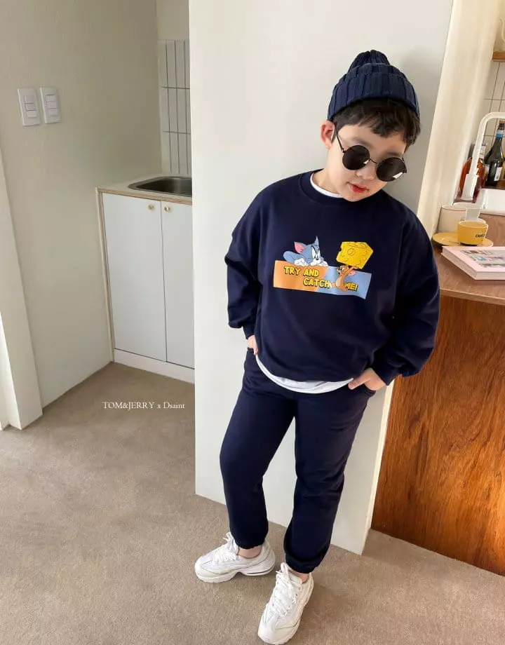 Dsaint - Korean Children Fashion - #kidsshorts - Cheese Top Jerry Top Bottom Set - 12