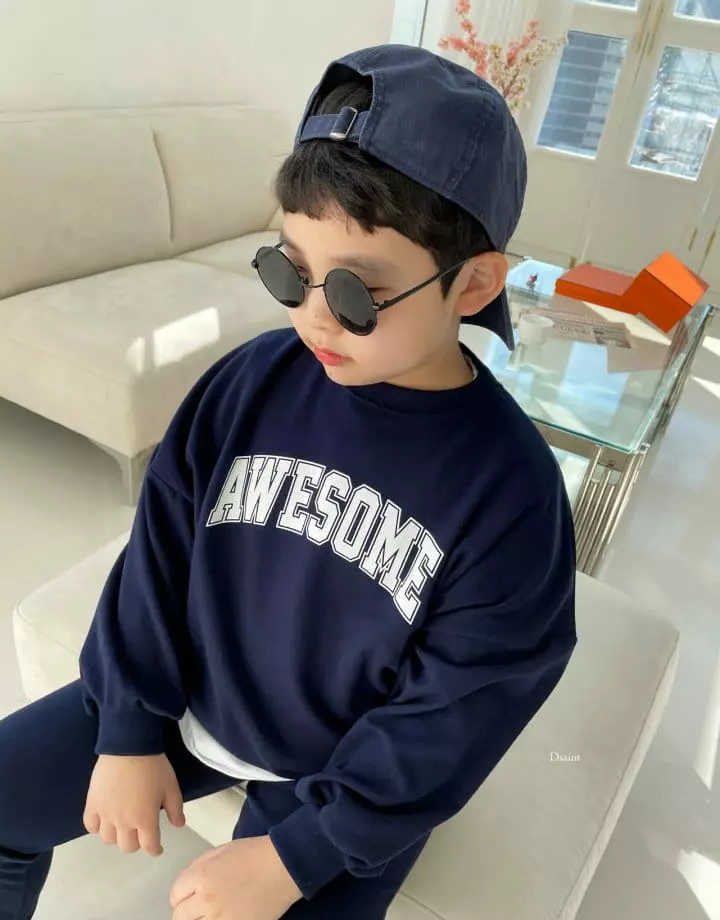 Dsaint - Korean Children Fashion - #kidsshorts - Awesome Top Bottom Set - 9