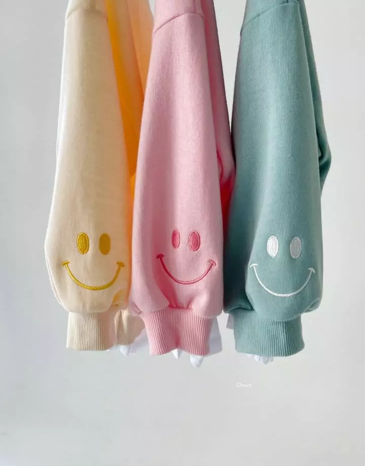 Dsaint - Korean Children Fashion - #kidsshorts - Smile Layered Top Bottom Set