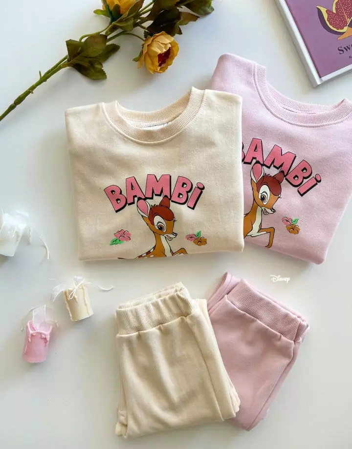 Dsaint - Korean Children Fashion - #kidsshorts - Bambi Bootscut Top Bottom Set - 12
