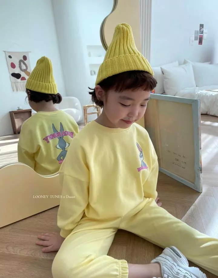 Dsaint - Korean Children Fashion - #kidsshorts - Box Burnie Jogger Top Bottom Set - 11