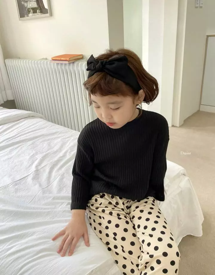 Dsaint - Korean Children Fashion - #kidsshorts - Dot Dot Pants - 5