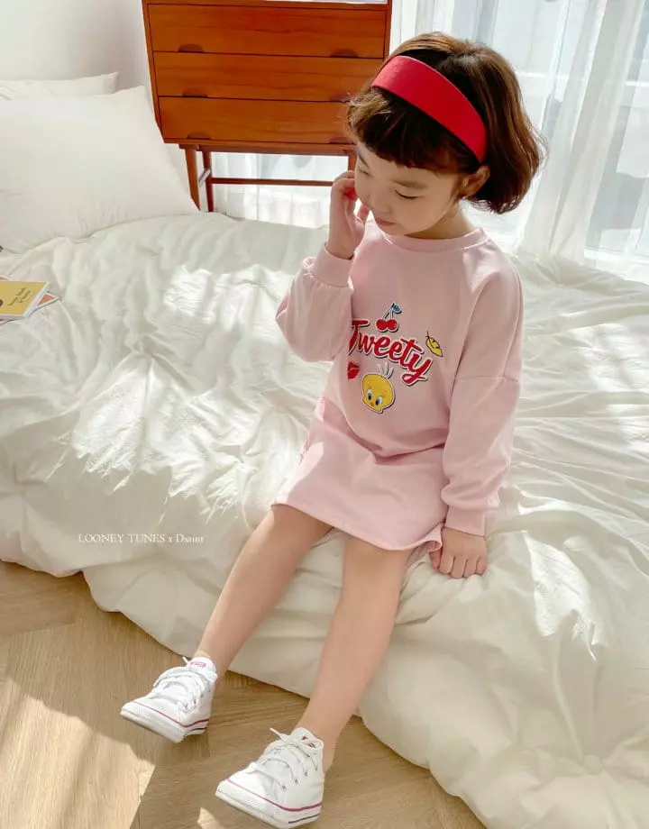Dsaint - Korean Children Fashion - #kidsstore - Twitty Slit One-piece - 3