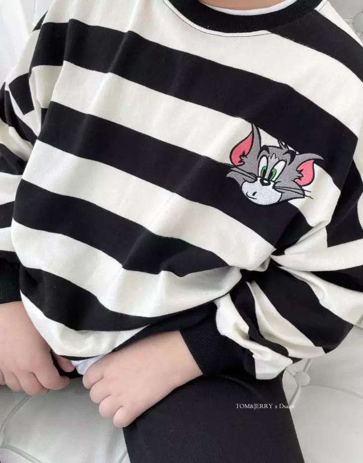 Dsaint - Korean Children Fashion - #kidsstore - Amazing Stripes Sweatshirt - 7