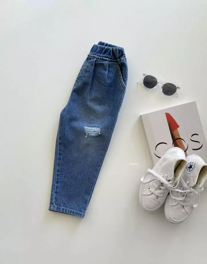 Dsaint - Korean Children Fashion - #kidsstore - Style Vintage Jeans - 5