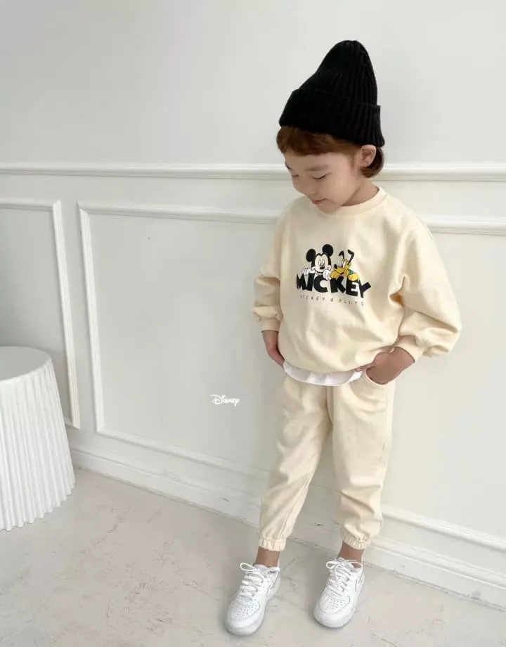 Dsaint - Korean Children Fashion - #kidsstore - Mickey Pluto Top Bottom Set - 10
