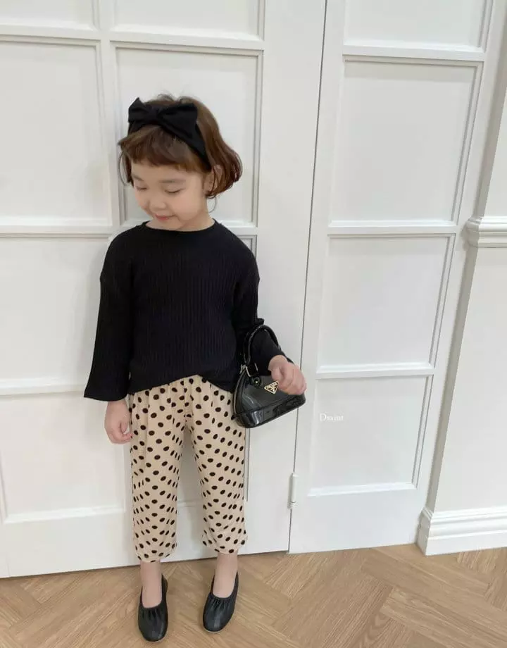 Dsaint - Korean Children Fashion - #kidsstore - Dot Dot Pants - 6