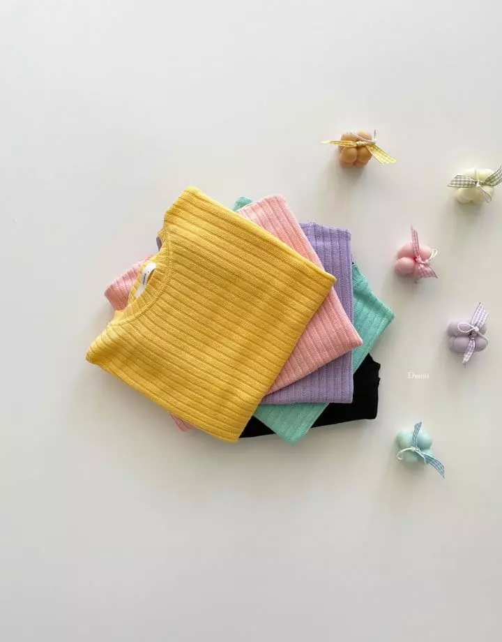 Dsaint - Korean Children Fashion - #kidsshorts - Feel Knit Tee - 4