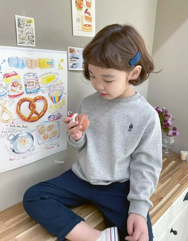 Dsaint - Korean Children Fashion - #kidsstore - Small Bear Sweatshirt - 11