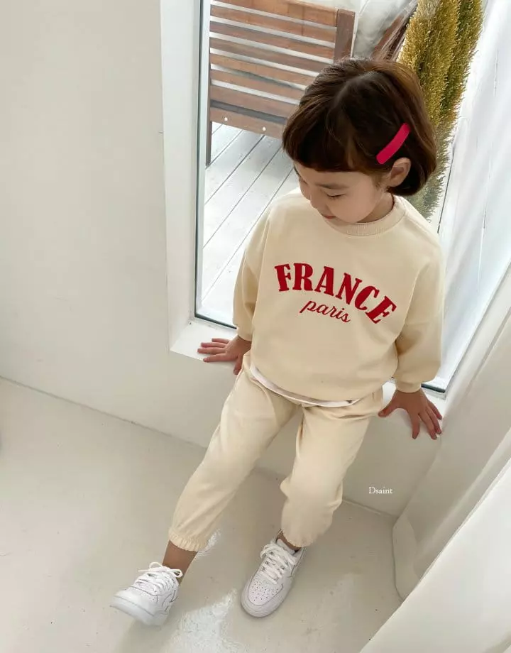 Dsaint - Korean Children Fashion - #kidzfashiontrend - France Top Bottom Set - 7