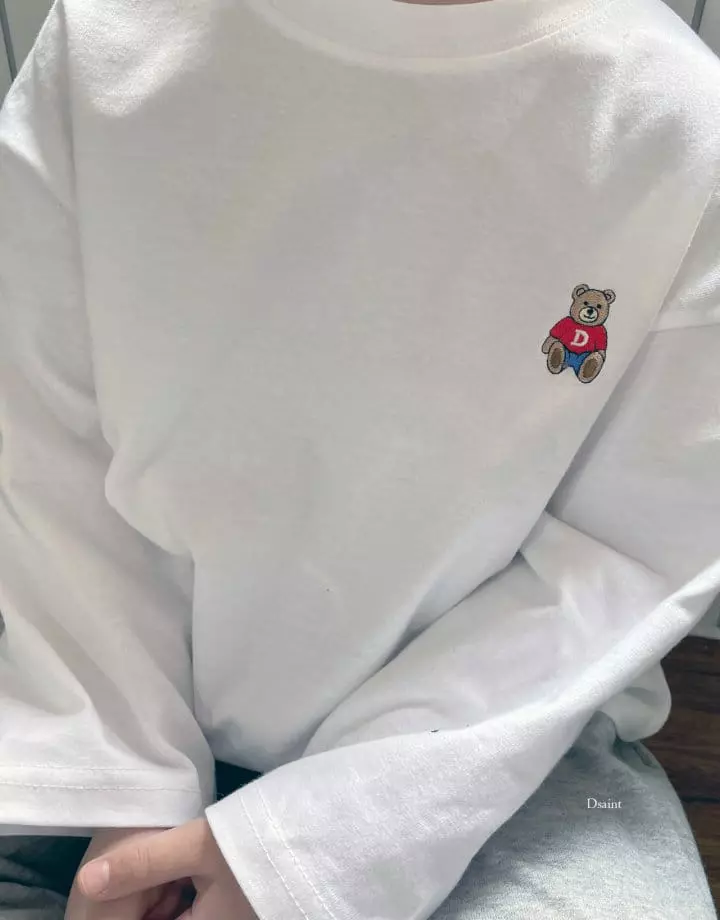 Dsaint - Korean Children Fashion - #kidzfashiontrend - Sit Bear Tee - 9
