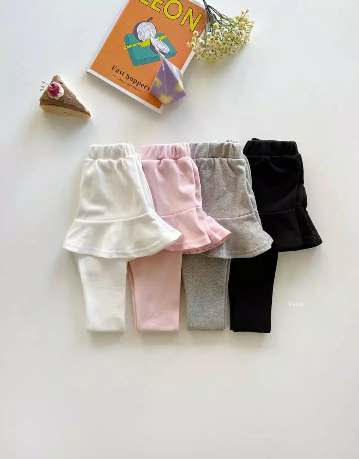 Dsaint - Korean Children Fashion - #kidzfashiontrend - Salrang Skirt Leggings