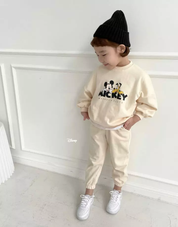 Dsaint - Korean Children Fashion - #kidzfashiontrend - Mickey Pluto Top Bottom Set - 11