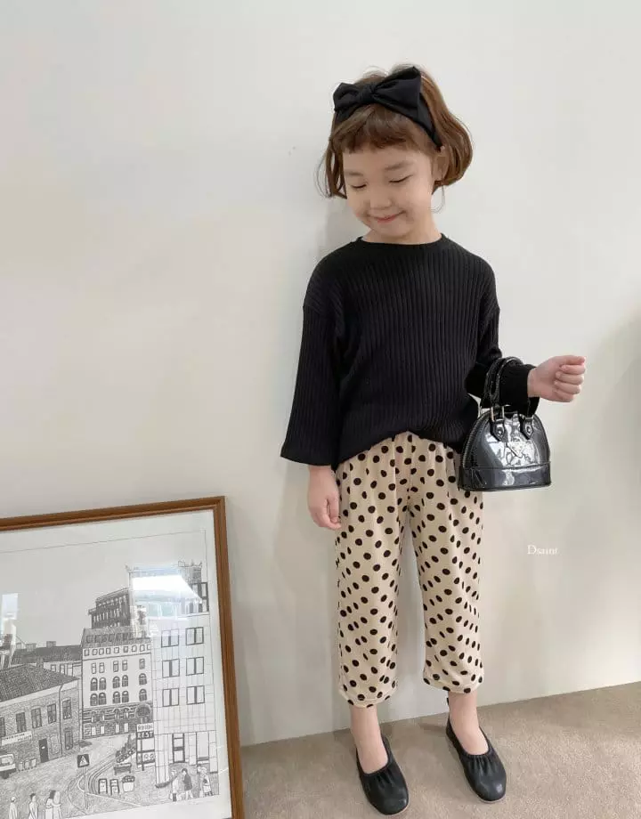 Dsaint - Korean Children Fashion - #kidzfashiontrend - Dot Dot Pants - 7
