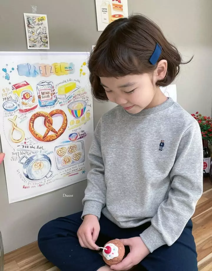 Dsaint - Korean Children Fashion - #kidzfashiontrend - Small Bear Sweatshirt - 12