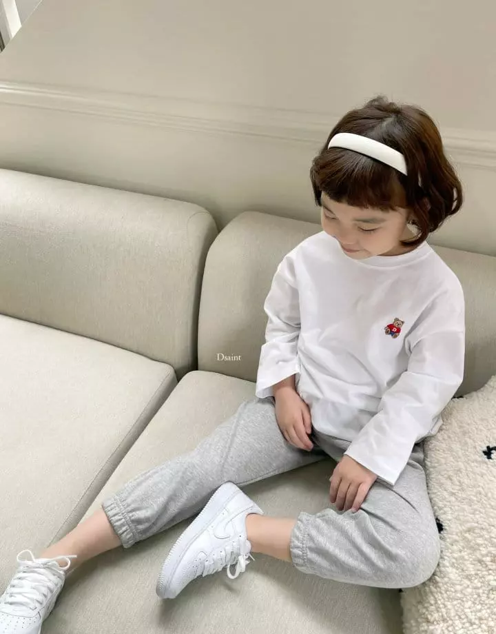 Dsaint - Korean Children Fashion - #littlefashionista - Sit Bear Tee - 11