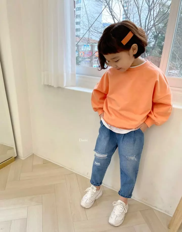 Dsaint - Korean Children Fashion - #littlefashionista - Style Vintage Jeans - 8
