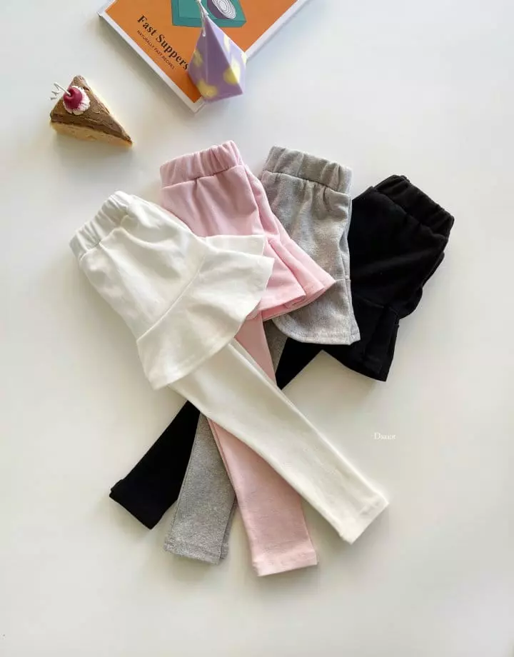 Dsaint - Korean Children Fashion - #littlefashionista - Salrang Skirt Leggings - 3